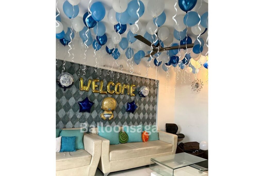 welcome baby decor with set-min